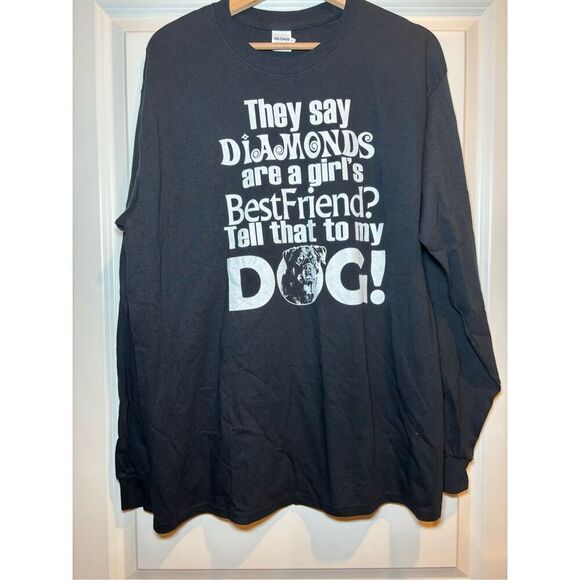 My dog is my best friend Long Sleeve size Large - Picture 1 of 2